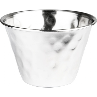 Stalgast 546045 Mini miska na dip z kladivkové nerezové oceli 0,12 l