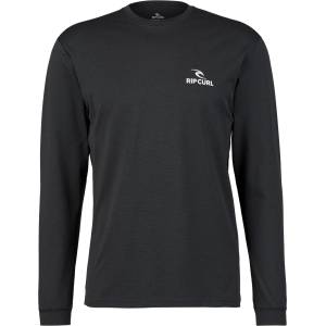 Rip Curl Мъжка плажна тениска от ликра Rip curl Stack UPF L/S Lycra - Black Marle (050-2302-0112)