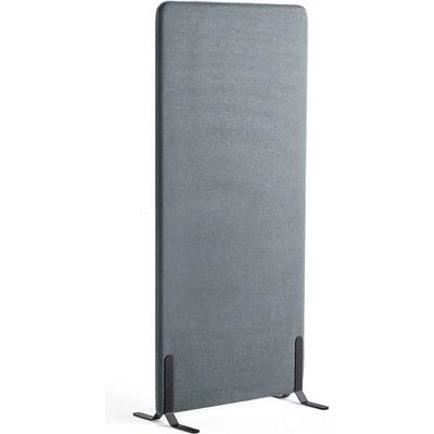 Zone paraván potah Rivet černé nohy modrošedá 170 x 80 x 4,6 cm