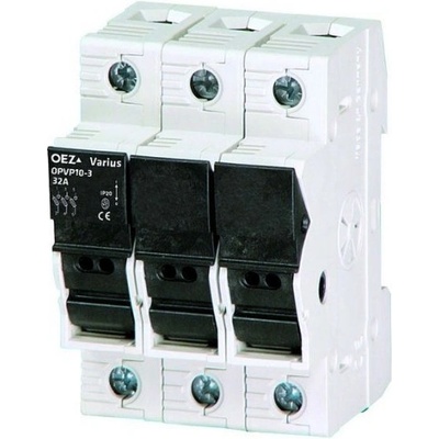 Odpínač válcových pojistek OEZ OPVP10-3-S 10x38 3P
