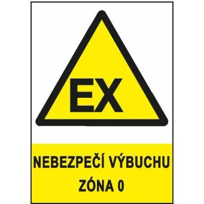 Nebezpečí výbuchu ZÓNA 0, Fólie A6