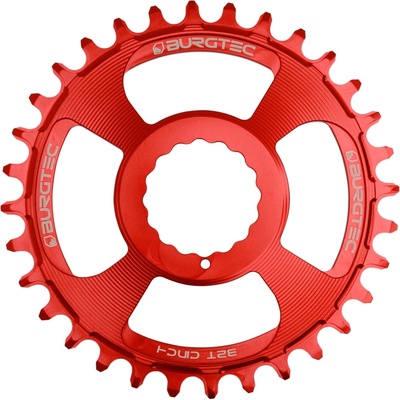 Prevodník Burgtec Cinch Thick Thin Chainring 34T Race - Race Red uni