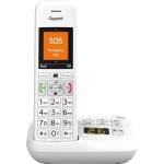 Gigaset Телефон Gigaset E390A със секретар, бял (S30852-H2928-C102) Телефонни апарати