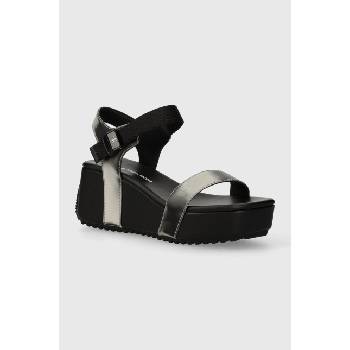 Calvin Klein Jeans Сандали Calvin Klein Jeans WEDGE BLOCK SANDAL METALLIC DC в черно YW0YW01366 (YW0YW01366)