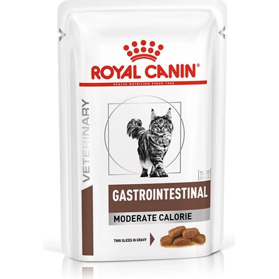 Royal Canin Veterinary Feline Gastrointestinal Moderate Calorie v omáčke 24 x 85 g