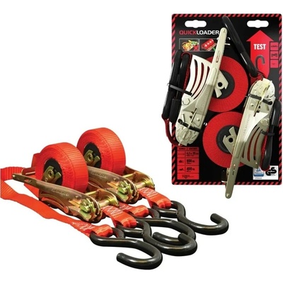 Quickloader Samonavíjecí popruh Retractable 800 kg, 4,2m (0,7m+3,5m) x 25mm, 2ks