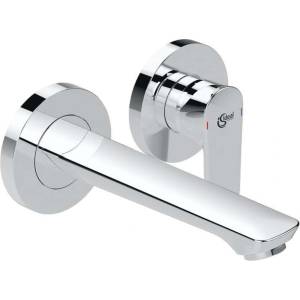 Ideal Standard Connect Air - Смесител за скрит умивалник, монтаж на 2 отвора, хром A7029AA (A7029AA)