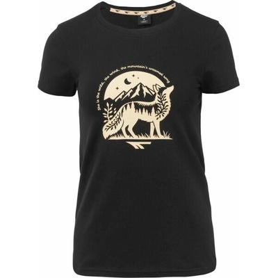 Hi Tec VOLFI Dámské bavlněné triko, černá – Zboží Dáma