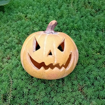 Keramická tekvička žltá