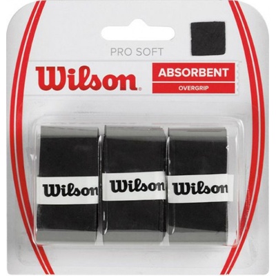 Wilson Покривен грип Wilson Pro Soft 3P - black