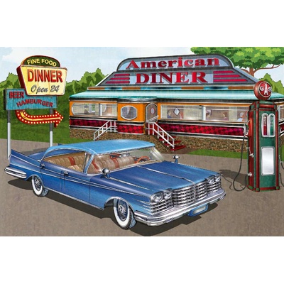 DIMEX ART Флизелинов фототапет плакат на винтидж кола 375 x 250 см