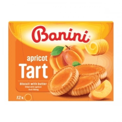 Тарт с кайсиев крем Banini 210гр