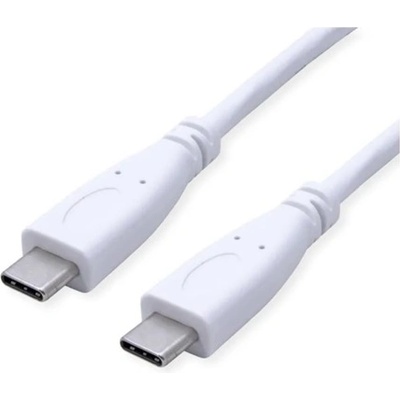 Valueline Кабел USB 3.2 Gen 2 C - C, M/M, 10Gbit/s, PD (Power Delivery) 20V5A - 100W, Emark-al, Video Support, 0, 5m, бял 11.99. 9056-20 (11.99.9056-20)