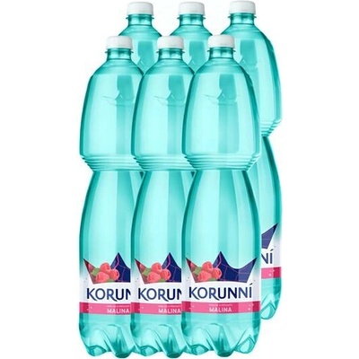 Korunní perlivá malina 6 x 1,5 l