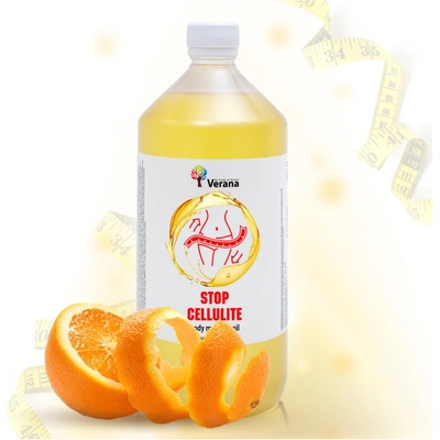 Verana Stop celulitíde rastlinný masážny olej 1000 ml