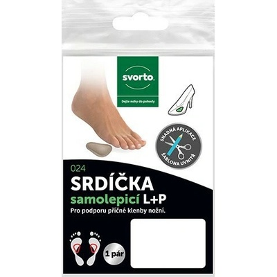 Svorto samolepiace srdiečka L+P béžové, č.2