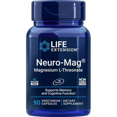 Life Extension Neuro-Mag Magnesium L-Threonate magneisum L-treonát 90 rostlinných kapsúl