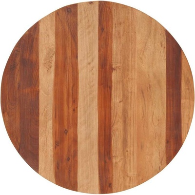 Omaxi 793245 Stolní deska masivní akáciové dřevo kulatá 25–27 mm 80 cm – Zboží Dáma
