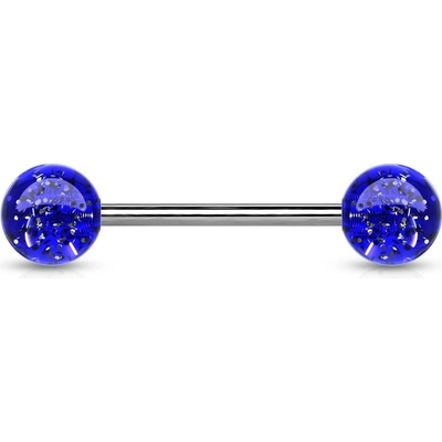 Šperky4U piercing do jazyka akrylát PJ01148-B