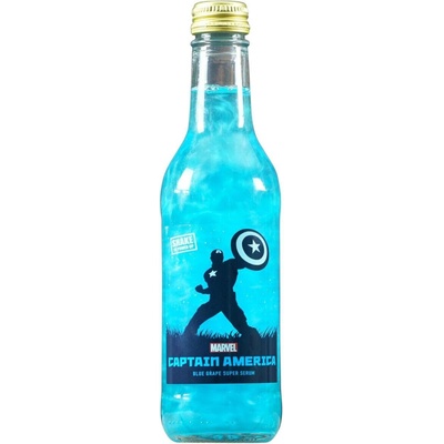 Marvel Captain America třpytivý nápoj s hroznovou příchutí bez cukru 330 ml