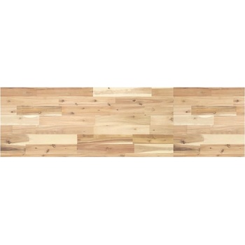 vidaXL Плот за баня, необработен, 140x40x4 см, масивно дърво акация (3279675)