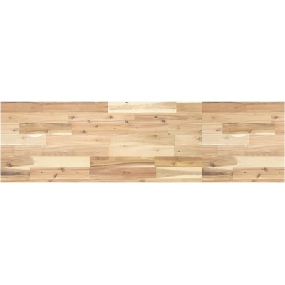 vidaXL Плот за баня, необработен, 140x40x4 см, масивно дърво акация (3279675)