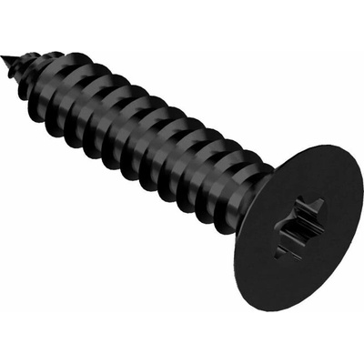 Šroub do plechu se zápustnou hlavou-TORX, nerezová, černá