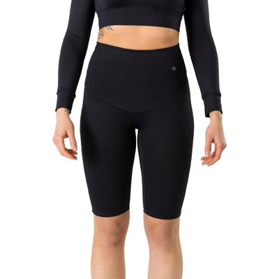 Goldbee Pull-Down shorts dámske športové kraťasy čierna strieborná