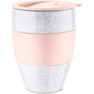 KOZIOL Thermohrnek z celulózy v růžové barvě AROMA TO GO 2,0 12x9,2 cm 0,4 l
