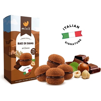 Mixit Italian bakery sušenky baci di dama al cacao 170 g
