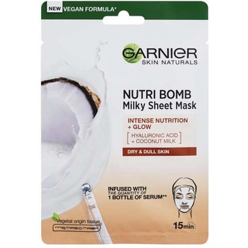 Garnier Skin Naturals Nutri Bomb маска за лице с кокосово мляко 28g (C6382202)