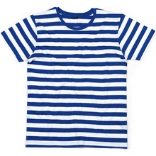 Mantis Lines pruhované námornicke tričko modré biele