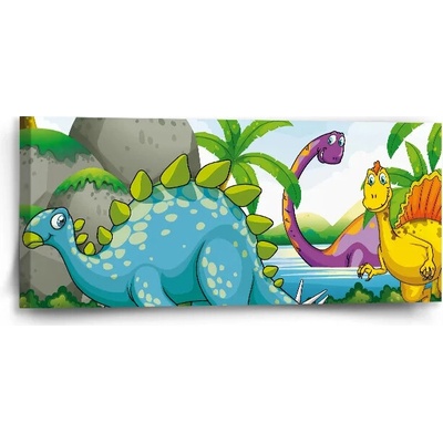 Sablio Obraz Dinosauri 3 - 110x50 cm