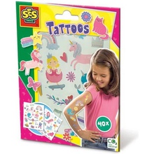 SES Creative Tetovanie pre dievčatá 40 ks