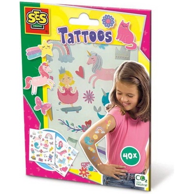 SES Creative Tetovanie pre dievčatá 40 ks