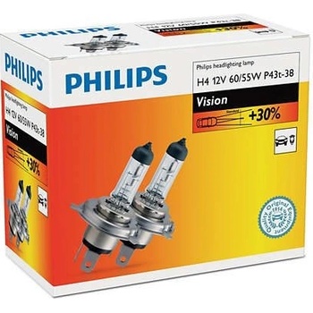 Philips Vision 12342PRC2 H4 P43t-38 12V 60/55W 2 ks