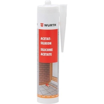 Würth Acetátový silikón 310 ml biela