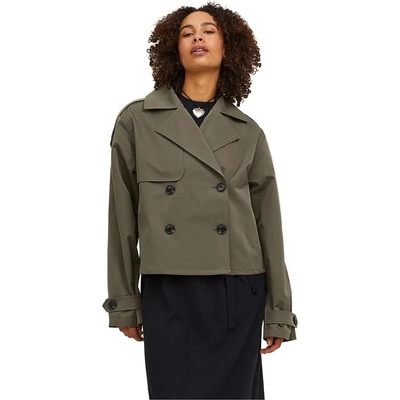 Jack & jones Палто Jack & jones Carlie Short JJXX trench coat - Green (Dusty Olive)