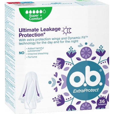 O.B. Extra Protect Super + Comfort tampony 36 ks – Hledejceny.cz