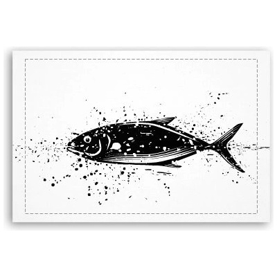 Fotoobraz 60x40 cm malý Ryba