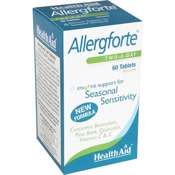 HEALTHAID Хранителна добавка за имунитет, Health Aid - Allergforte two a day - 60tabs