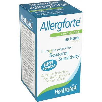 HEALTHAID Хранителна добавка за имунитет, Health Aid - Allergforte two a day - 60tabs