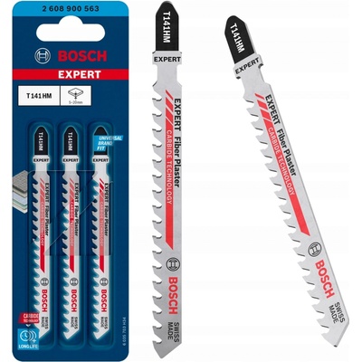 Bosch pilový plátek T 141 HM Expert Fiber Plaster 3 ks 2608900563