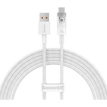 Image 1 of Baseus Кабел Baseus - Explorer CATS010502, USB-A/USB-C, 2 m, бял (CATS010502_VZ)
