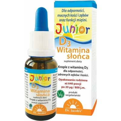 Dr. Jacob's Vitamín D3 Junior kvapky 20 ml