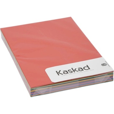 KASKAD Декоративен картон KASKAD Lessebo Colours A/4 2 страници 225 г ярки смесени цветове 10x10 листа 820000 (820000)