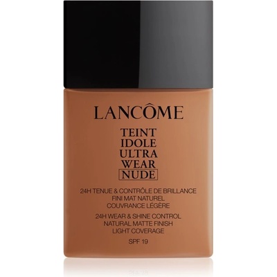 Lancôme Teint Idole Ultra Wear Nude ľahký zmatňujúci make-up 10.1 Acajou 40 ml