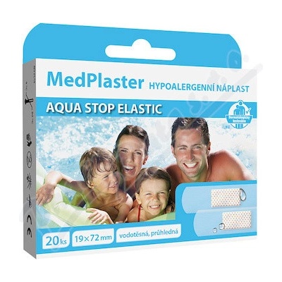 MedPlaster Náplast Aquastop elastic 19 x 72 mm 20 ks