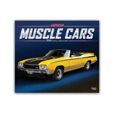 Browntrout Verlags GmbH American Muscle Cars - Amerikanische Muskel-Autos 2026 - 16-Monatskalender im Deluxe-Format | BrownTrout Publishers Inc