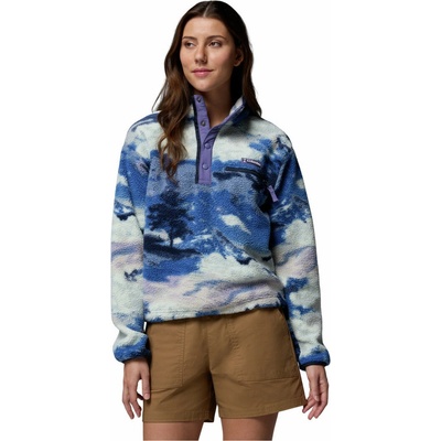 Columbia Helvetia II Printed Cropped Half Snap modrá